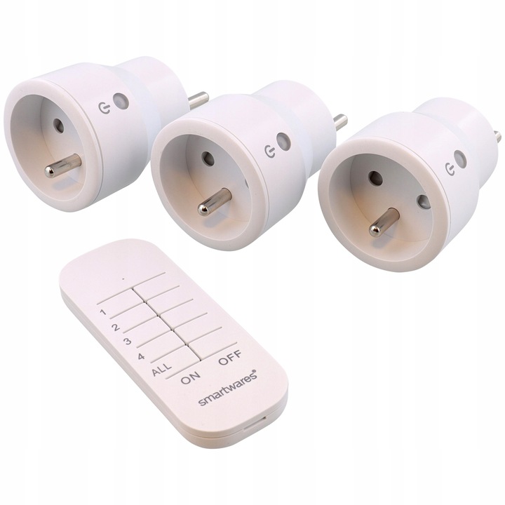 Prize wireless, Smartwares, Alb, 3 bucati