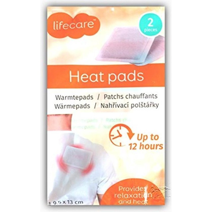Set 2 plasturi calzi pentru durere, LifeCare, 12h, Pentru musculatura