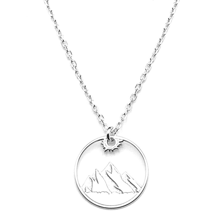 925 Ezüst MOUNTAIN függőlánc, állítható 47-50 cm