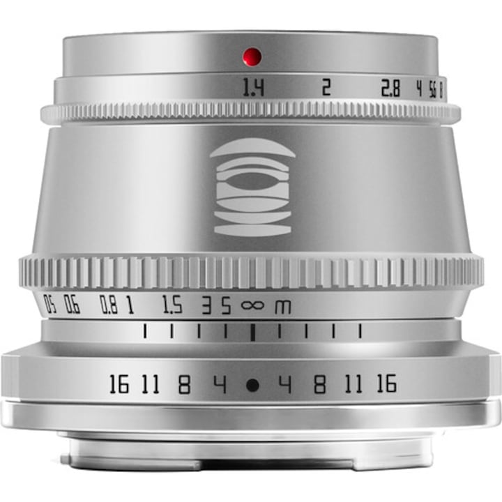 Obiectiv TTArtisan 35mm F1.4 Silver pentru Panasonic/Leica/Sigma L-Mount
