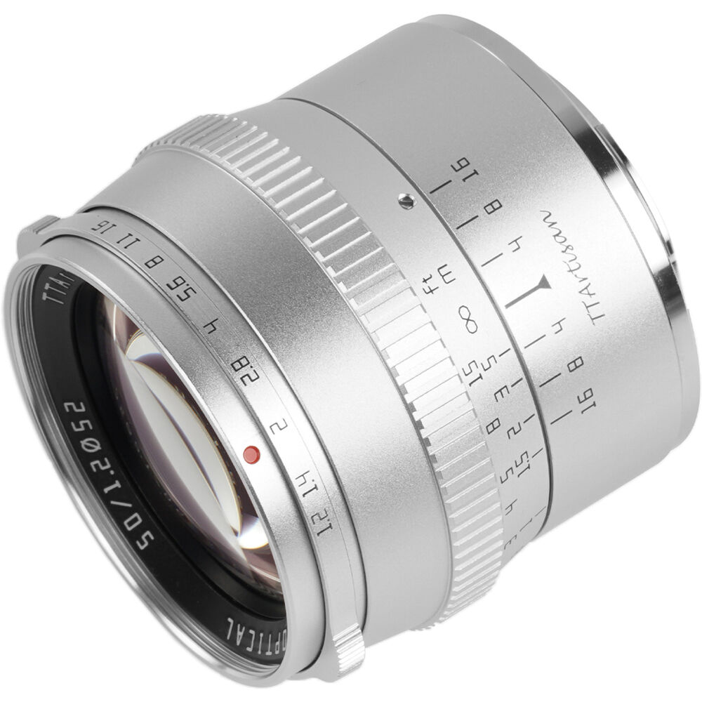Obiectiv manual TTArtisan 50mm F1.2 gri pentru Sony E-mount - eMAG.ro