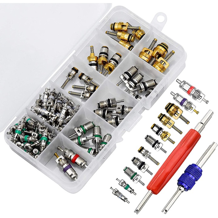 Klíma tartozékok készlete, 102 db, Többszínű