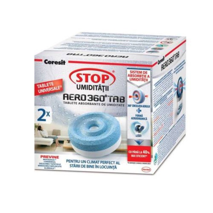 Ceresit Aero 360 Неутрален влагоабсорбиращ резерв, 2x450 g
