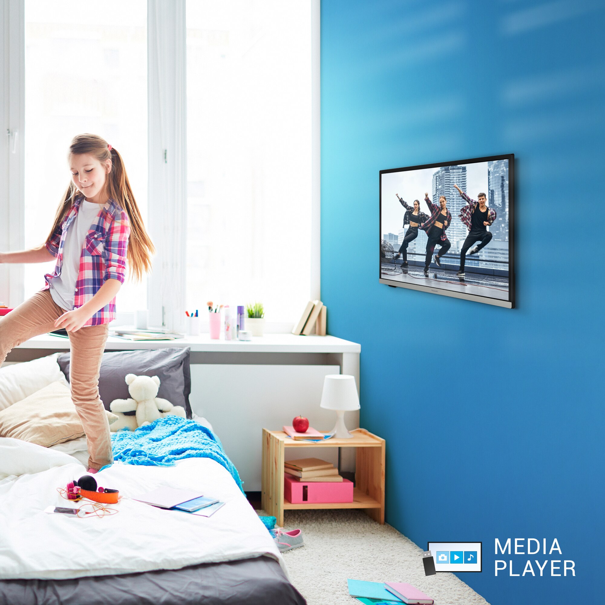 Телевизор Panasonic LED TX-32MS350E, 32" (81 см), Smart, HD, Клас E ...