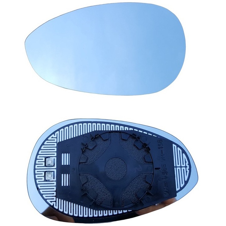 Sticla oglinda, pentru Fiat 500 GRANDE Punto 05-2012, partea stanga