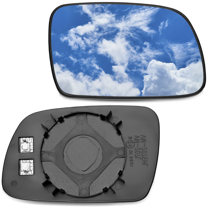 Geam oglinda, pentru Peugeot 307 407 2001-2008, Dreapta, Vizibilitate optima, Reflexie clara, Fixare precisa, Durabil