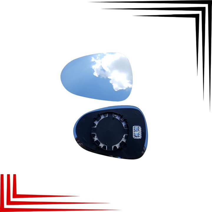 Sticla oglinda, pentru Seat Ibiza 2008-2017, partea stanga, Incalzita