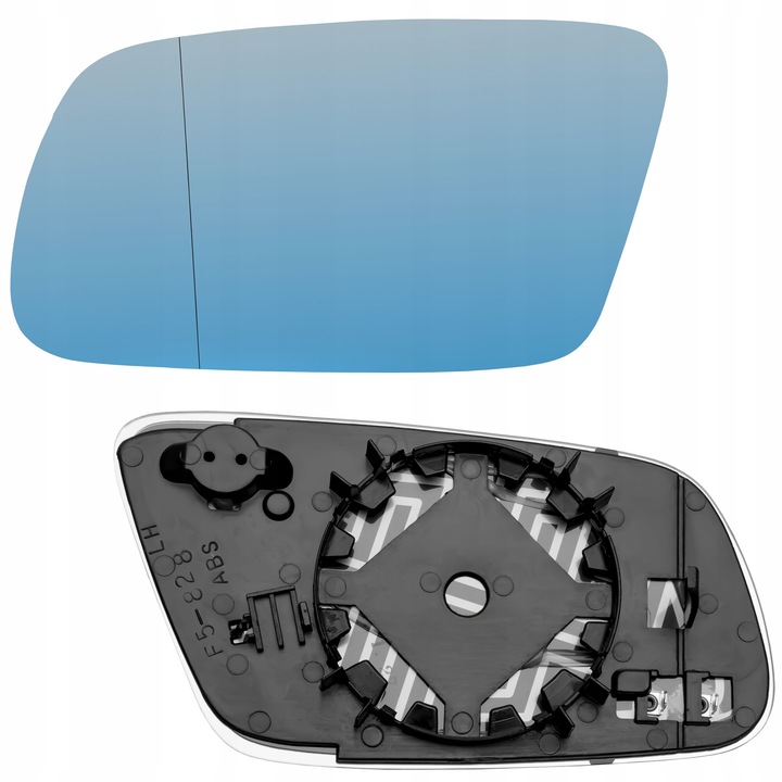 Insertie Oglinda, Audi, Incalzita, Asferica, Usor De Montat, Albastru, Pentru Audi A6 C5 2001-2005, Pentru Partea Stanga Sofer
