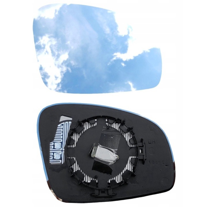 Sticla oglinda, pentru Skoda Fabia II 06-12, partea dreapta, Incalzita