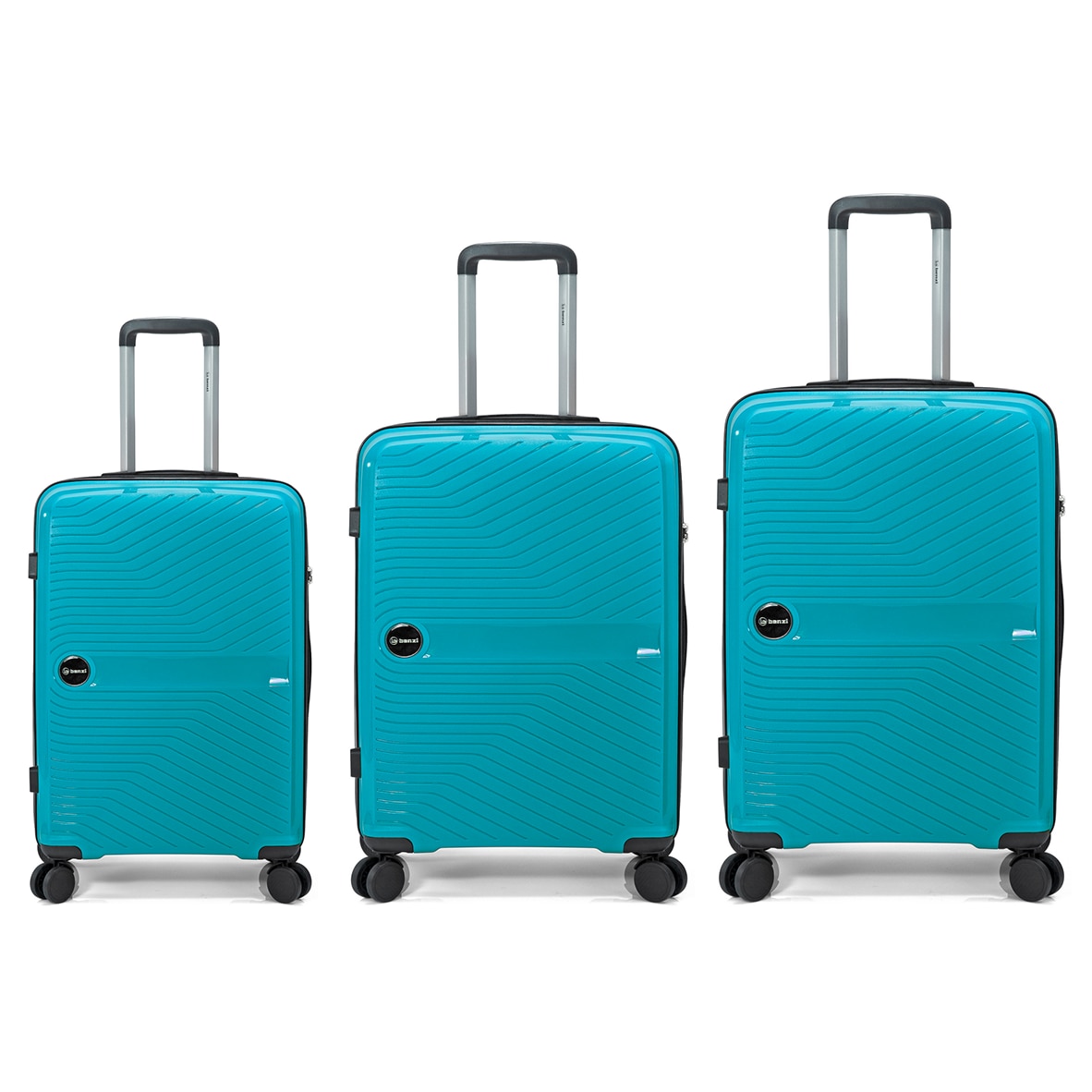 Set Trolere, Polipropilena, Benzi, BZ 5685 - 3 Piese, Turcoaz