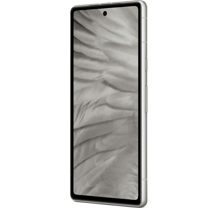 Telefon mobil Google Pixel 7a, Dual SIM, 128GB, 8GB RAM, 5G, Snow