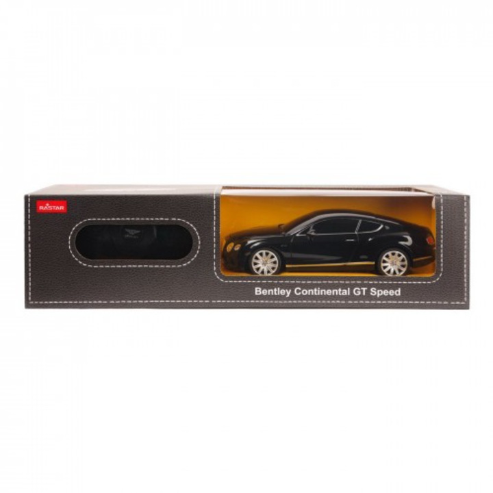 Кола с дистанционно RASTAR 1/24 Bentely Continental GT Speed Black 48600