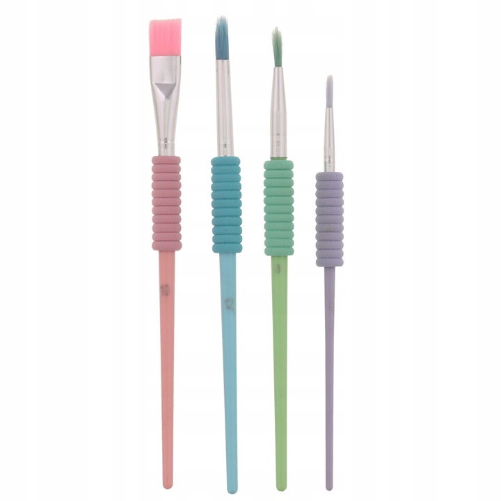 Set de 4 pensule, Multicolor