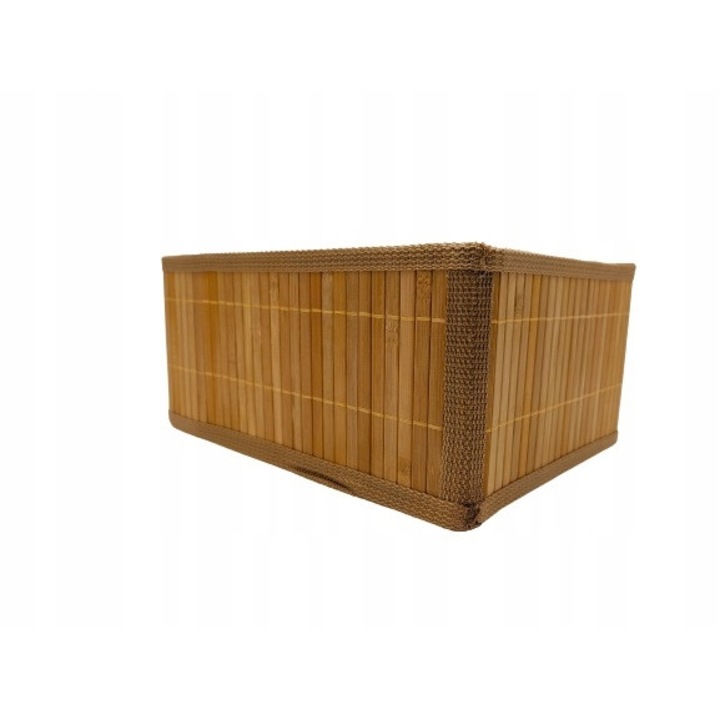 Cos organizator, Zd Trading, Bambus, 29 x 23 x 14 cm, Maro