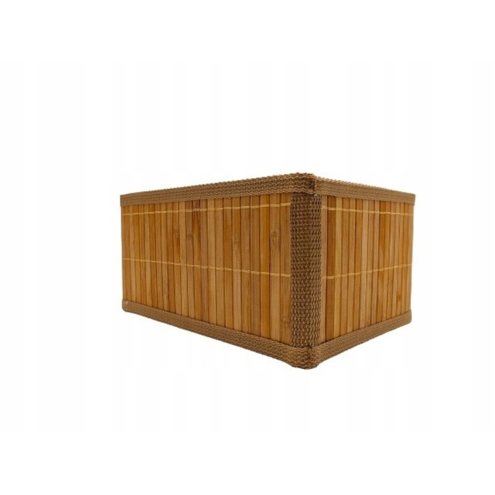 Cos organizare, ZD Trading, Bambus, 24 x 18 x 13 cm, Maro