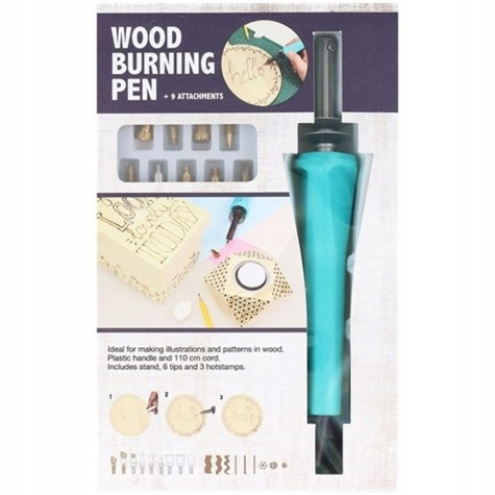 Aparat de gravura, Albastru/Negru