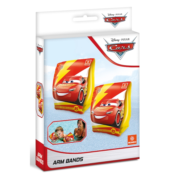 Aripioare inot Mondo - Disney Cars, 23 x 15 cm