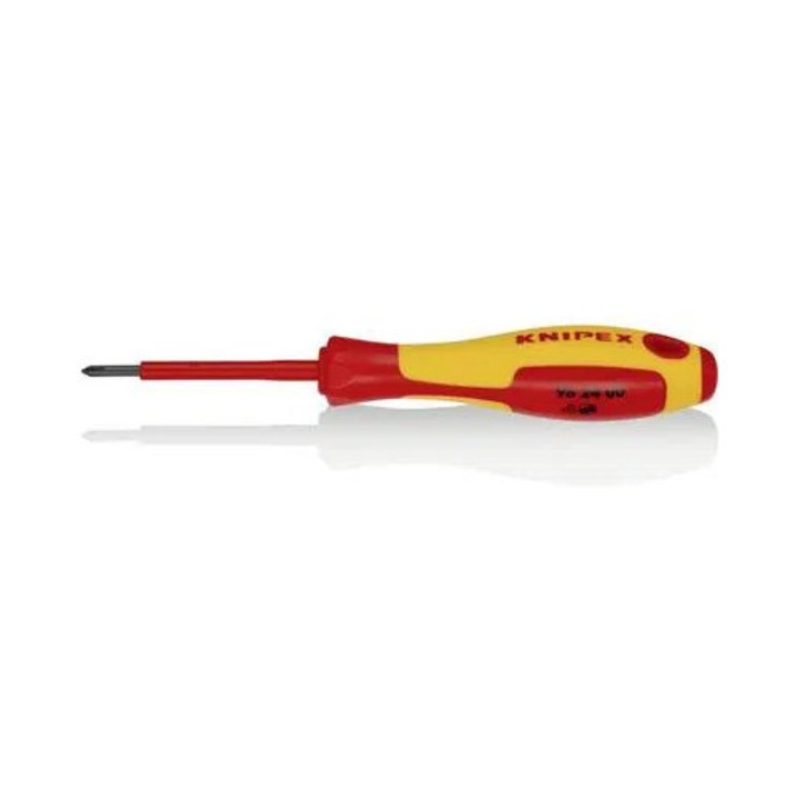 VDE kereszt csavarhúzó, PH 0, Knipex 98 24 00 (98 24 00)