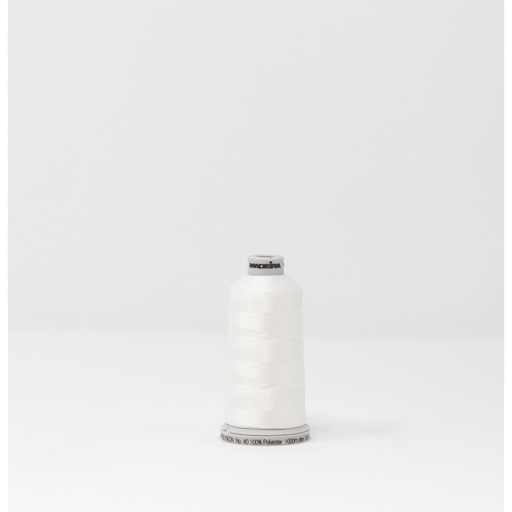 Set ata de brodat Polyneon, finete 40, poliester Madeira, 10 conuri x 1000 m, multicolor varianta 2