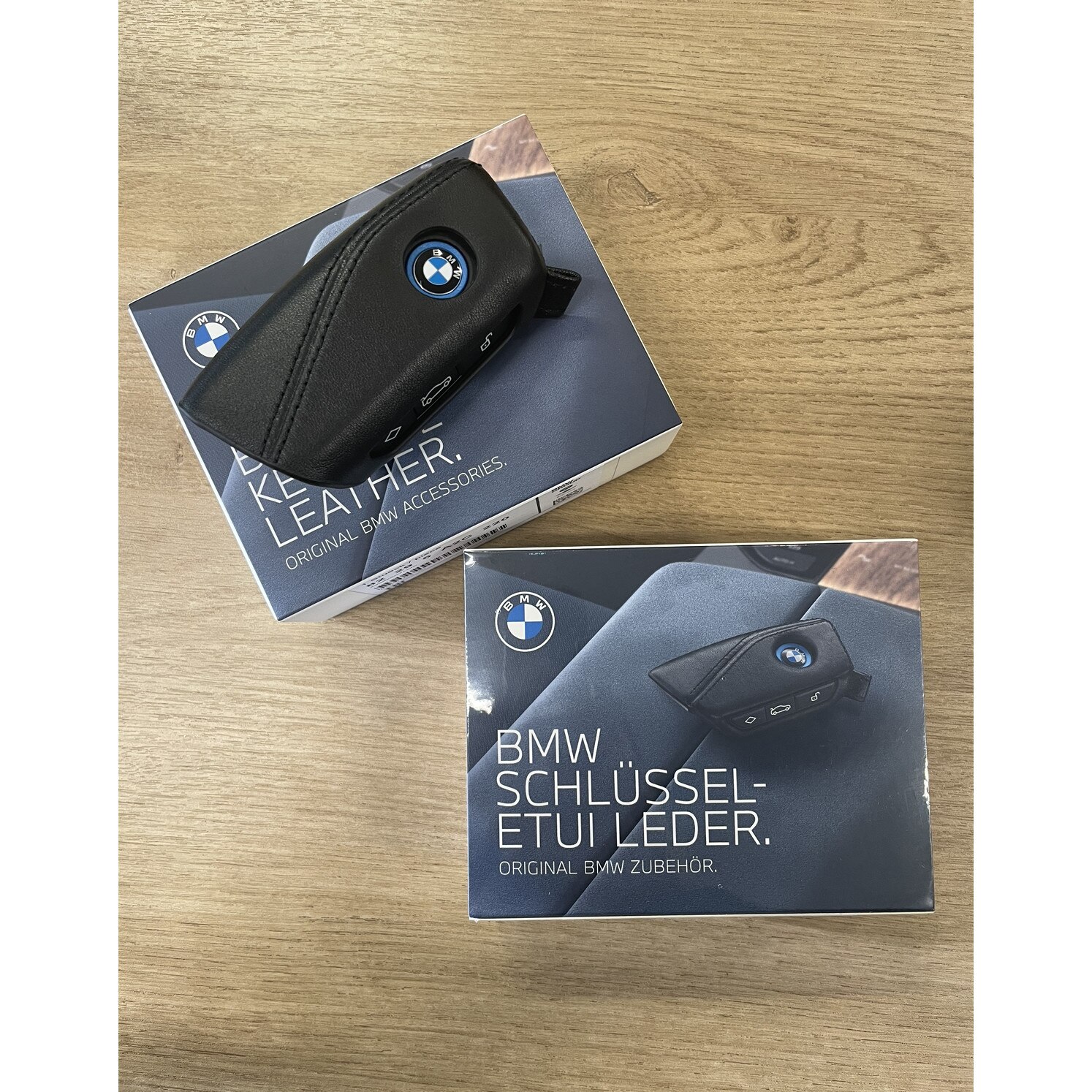 Étui Clés M Performance BMW Lot 2 - Alcantara Cuir Carbone Pour Série 3 G81 7 G70 IX