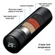 Termos smart cu afisaj LED temperatura, 500 ml, Negru