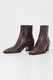 Vagabond Shoemakers, Botine de piele cu varf patrat, Maro