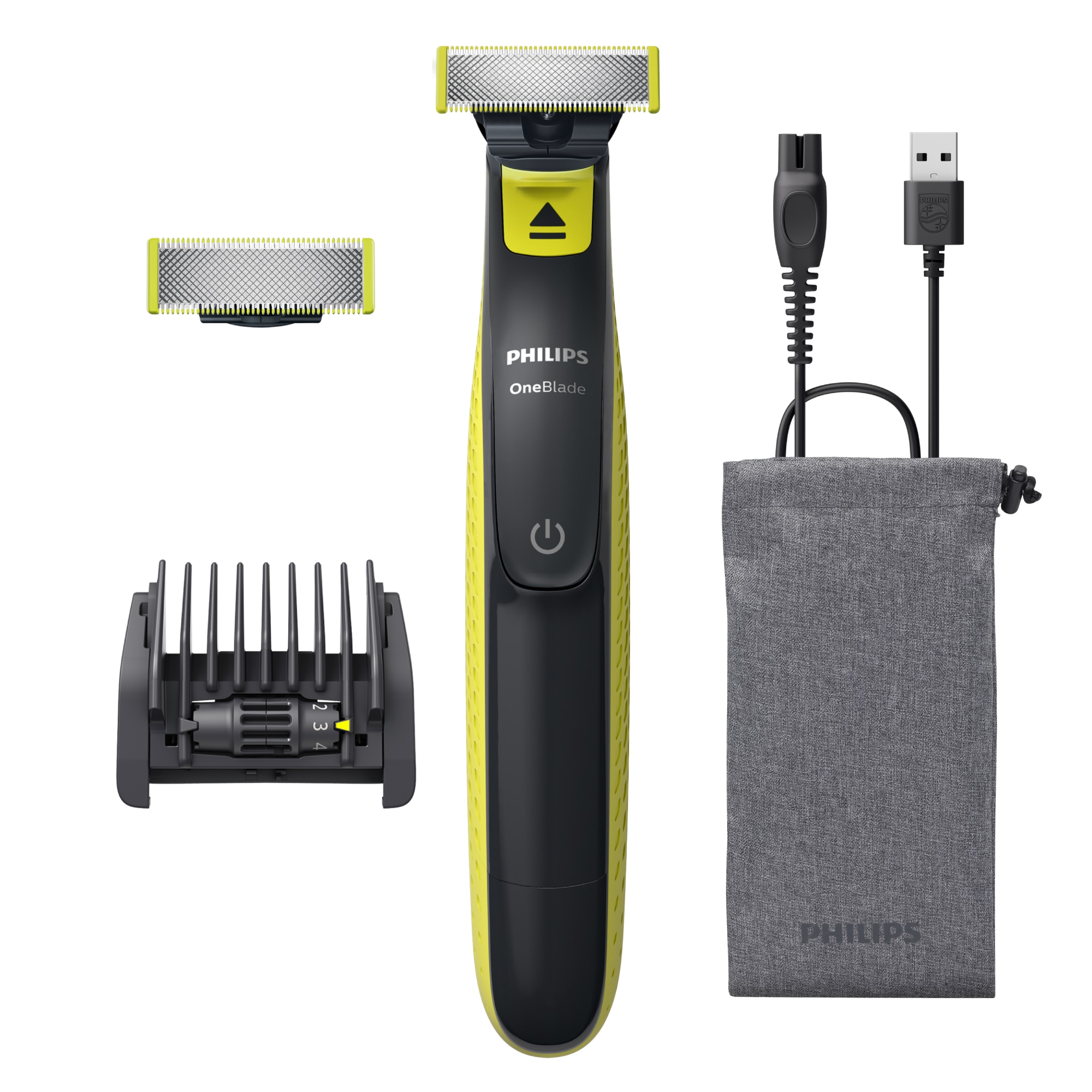 Aparat hibrid de barbierit si tuns barba PHILIPS OneBlade