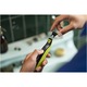 Aparat hibrid de barbierit si tuns barba PHILIPS OneBlade QP2724/30, pieptene reglabil 5 in 1, reincarcabil, umed si uscat, 45 min, USB-A, husa, capac de protectie, lama inlocuibila suplimentara, Verde lime