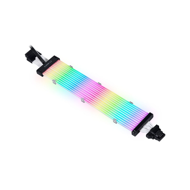 Lian Li Strimer Plus V2 Hosszabbító kábel, 16 tűs 12VHPWR, RTX 40-sorozathoz, 168 LED