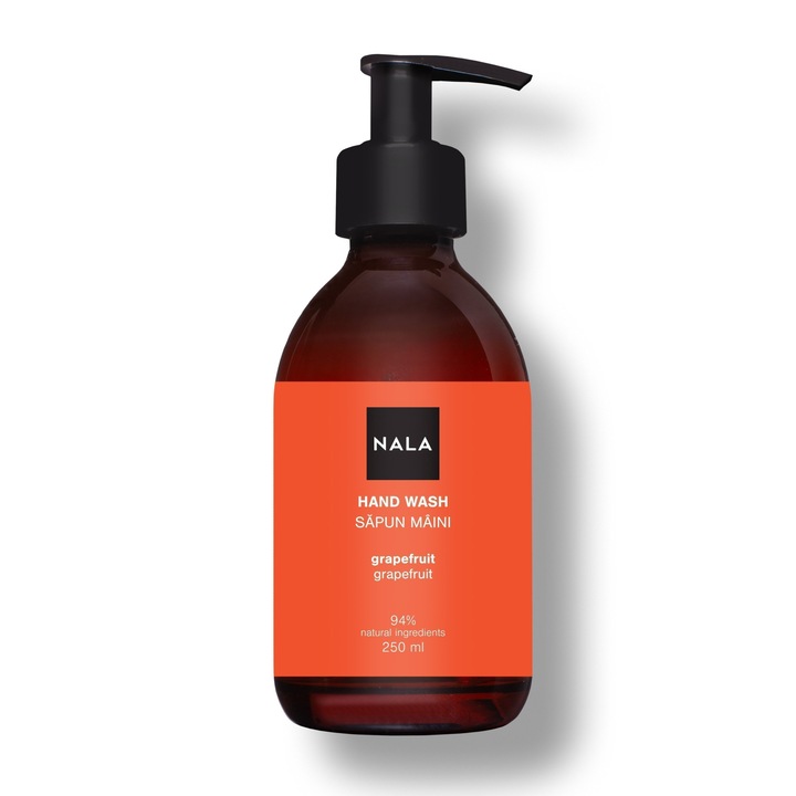 Натурален течен сапун за ръце, NALA, грейпфрут, 250 мл