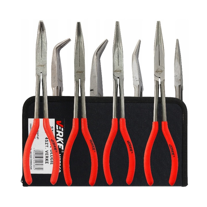 4 darabos hosszúcsőrű fogókészlet 280 mm (V87060)