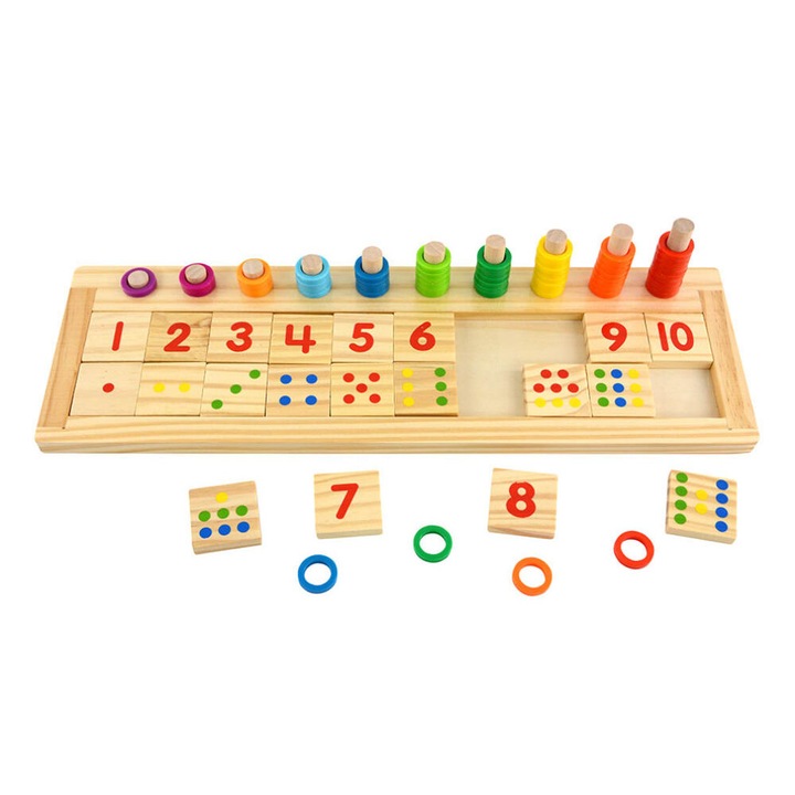 Tabla cu inele pentru potrivirea numerelor