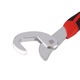 Set 2 Chei Carlig Multifunctionale RETOO HandyTools, Otel Crom-Vanadiu Galvanizat, Diametru Surub de la 9 la 32 mm, Perfect pentru Lucrari de Asamblare, Angrenare in Trei Puncte, Reglare Automata, Negru-Rosu