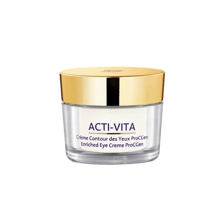 Crema anti-aging si antirid cu multivitamine pentru zona ochilor, hidrateaza si hraneste pielea uscata si sensibila, peste 45 ani, 15 ml, Monteil Paris®