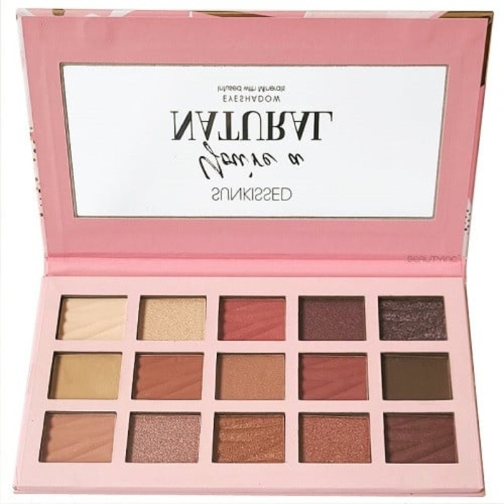 Sunkissed szemhéjfesték paletta, You`re a Natural, vegán, 15 árnyalatú