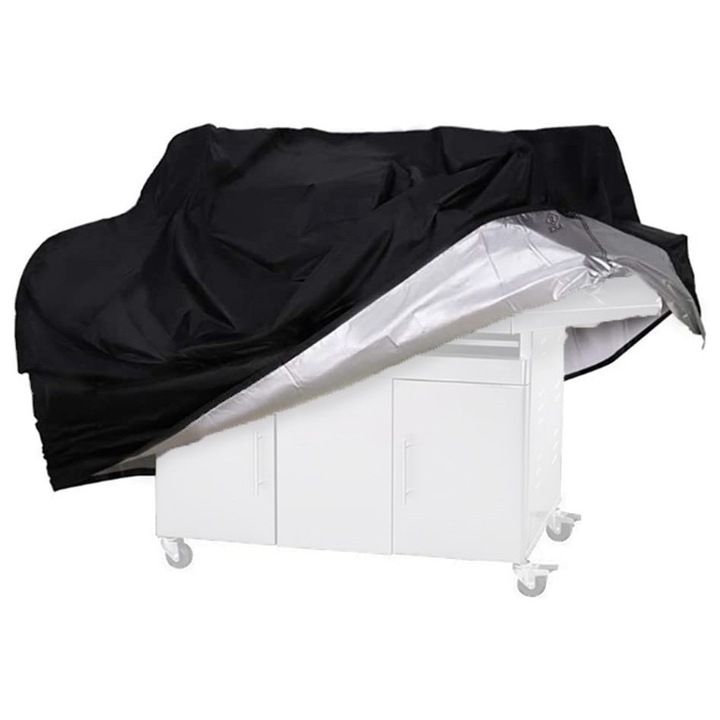 Husa pentru gratar de gradina, Zola®, impermeabila, cu snur, 250x120 cm