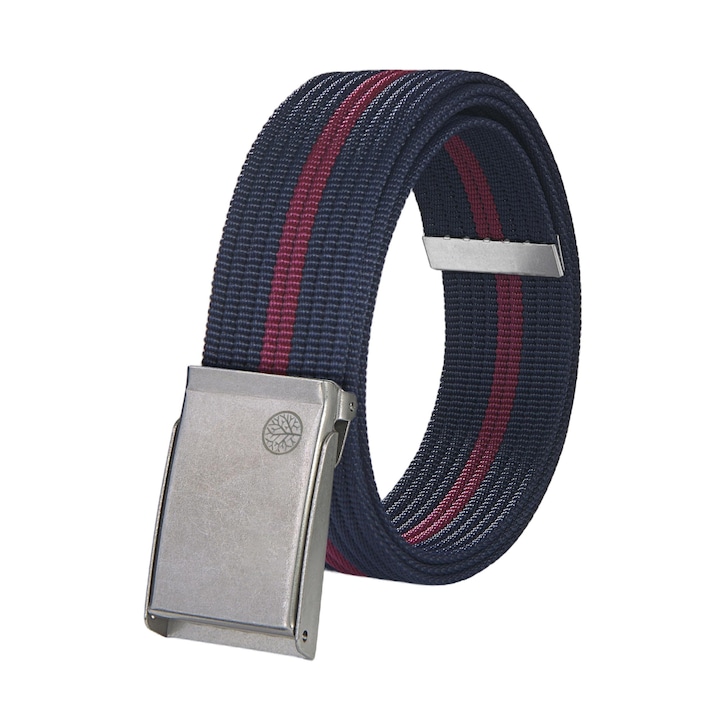 Колан с автоматична катарама, Betlewski, PRC-17_SR-0, Canvas, Navy Blue/Pink, 135 cm