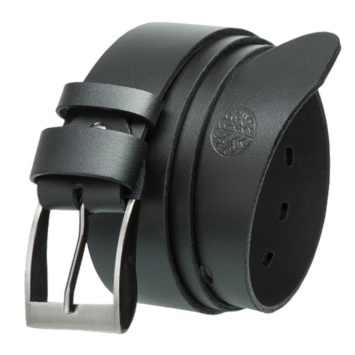 Curea pentru barbati Betlewski, Piele naturala, Negru, Negru, 105