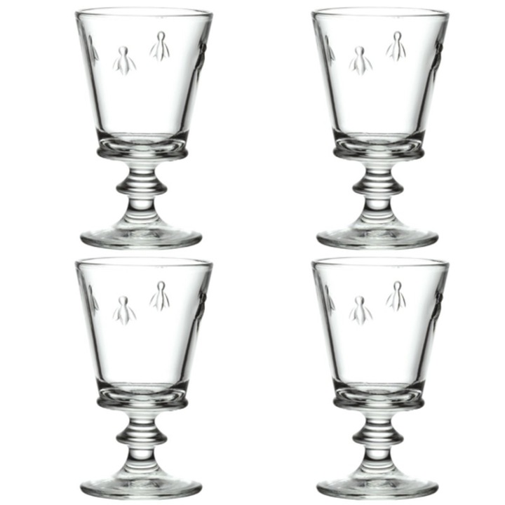 Комплект от 4 чаши, La Rochere, Glass, 240 ml, Transparent