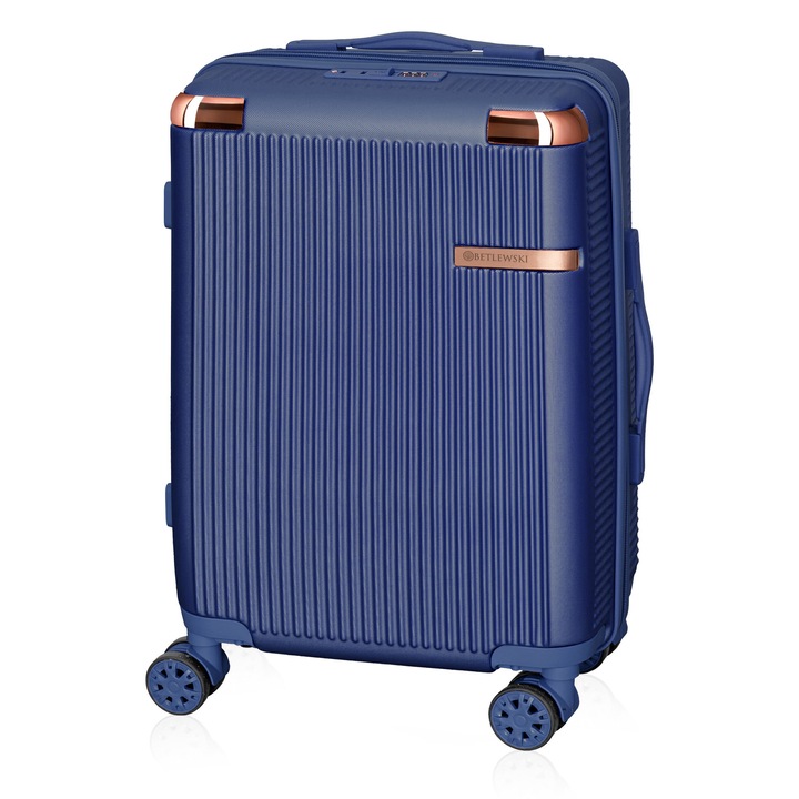 Valiza, Betlewski, ABS, 38 l, Bleumarin