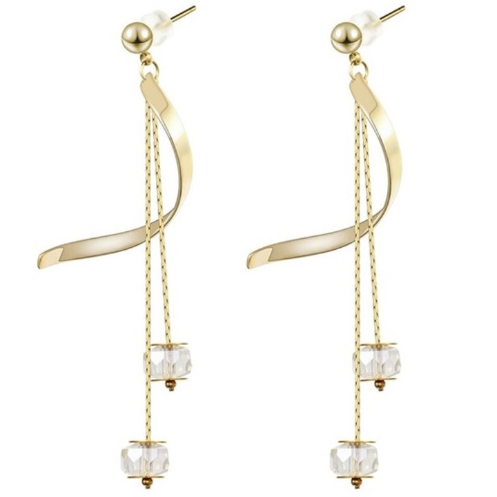 Set cercei, Izmael, Inox, Auriu