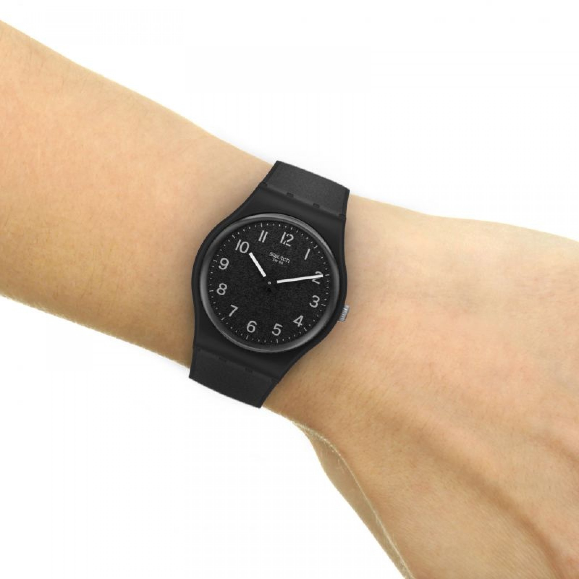 アナログ腕時計 SWATCH URBAHOLIC LICO GUM Urethane Watch GB326 New Swiss Swatch URBAHOLIC LICO-GUM Black Silicone/Fabric