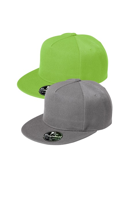 Set 2 sepci unisex Rap, 100% bumbac, marime universala, culori in set Albastru marin, Gri antichizat/Verde mar, Universal