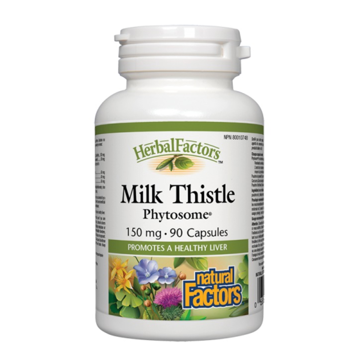 Supliment alimentar, Natural Factors, Milk Thistle Phytosome®, 150 mg x 90 capsule