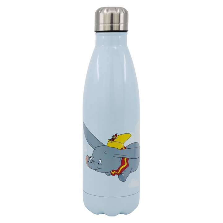 Termosz DISNEY DUMBO, 780ml, 265x70mm, dupla műanyag, inox