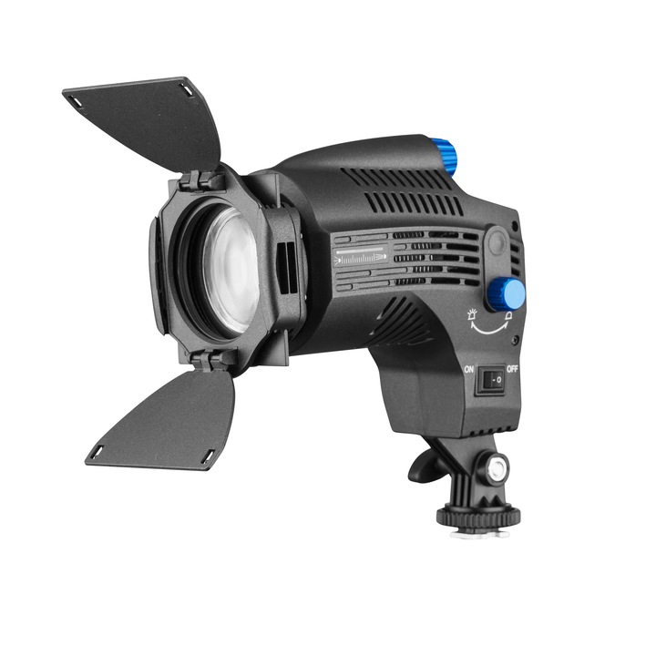 Lampa foto-video profesionala LED Fresnel, Nanlite LitoLite 8F, Lumina Rece, 5600K, Filtru lumina calda
