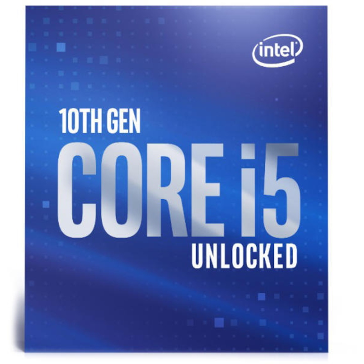 Процесор Intel Core i5-10600K, сокет 1200, 6 C / 12 T, 4.10 GHz - 4.80 GHz, 12 MB кеш, 95 W