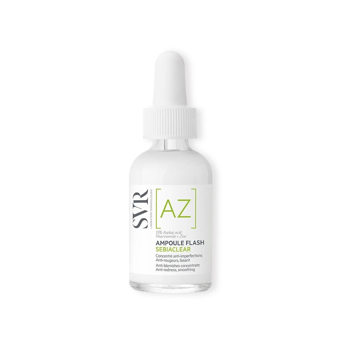 Ser pentru fata Ampoule Flash AZ Sebiacelar, SVR, 30 ml