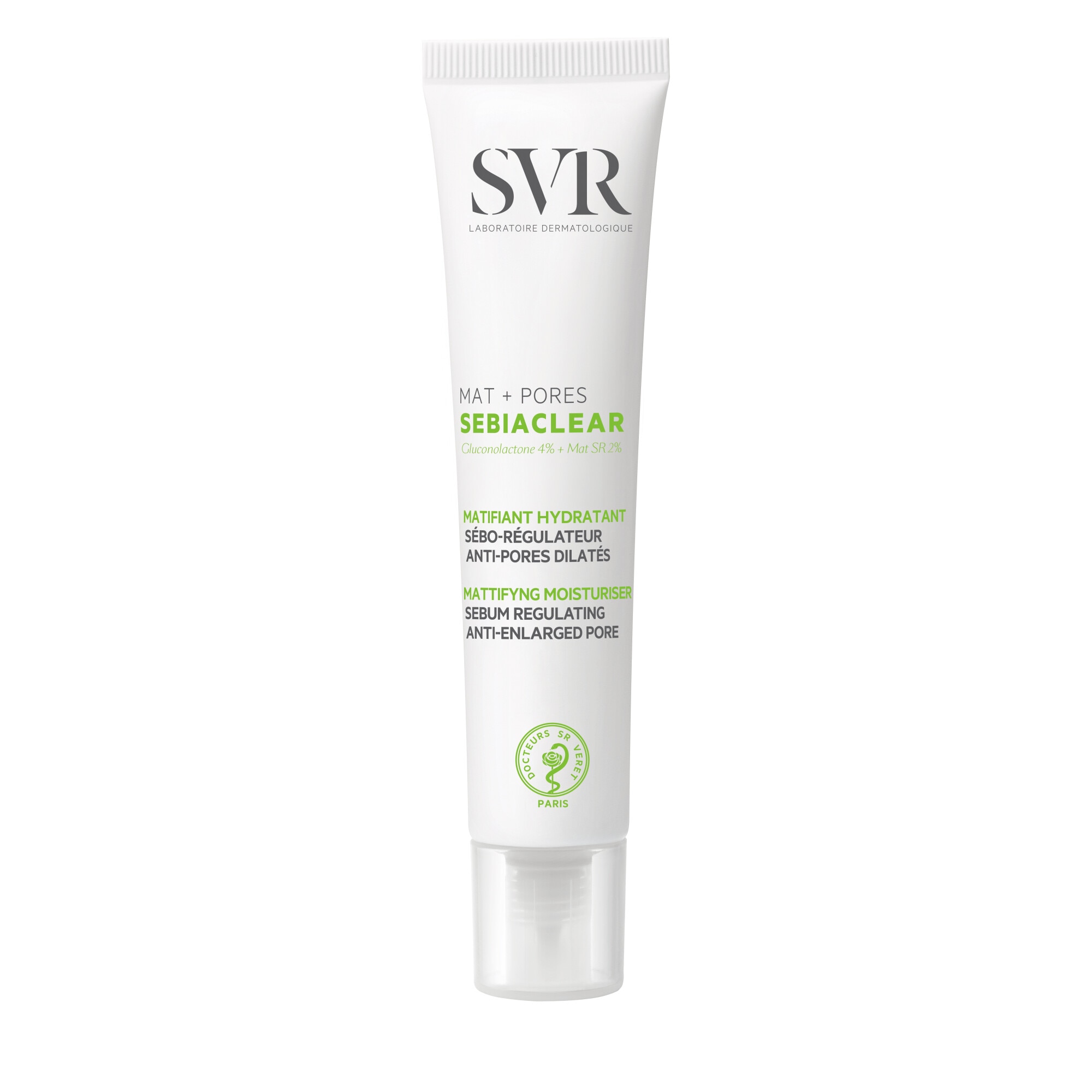 Crema hidratanta matifianta impotriva porilor dilatati, SVR Sebiaclear, 40 ml