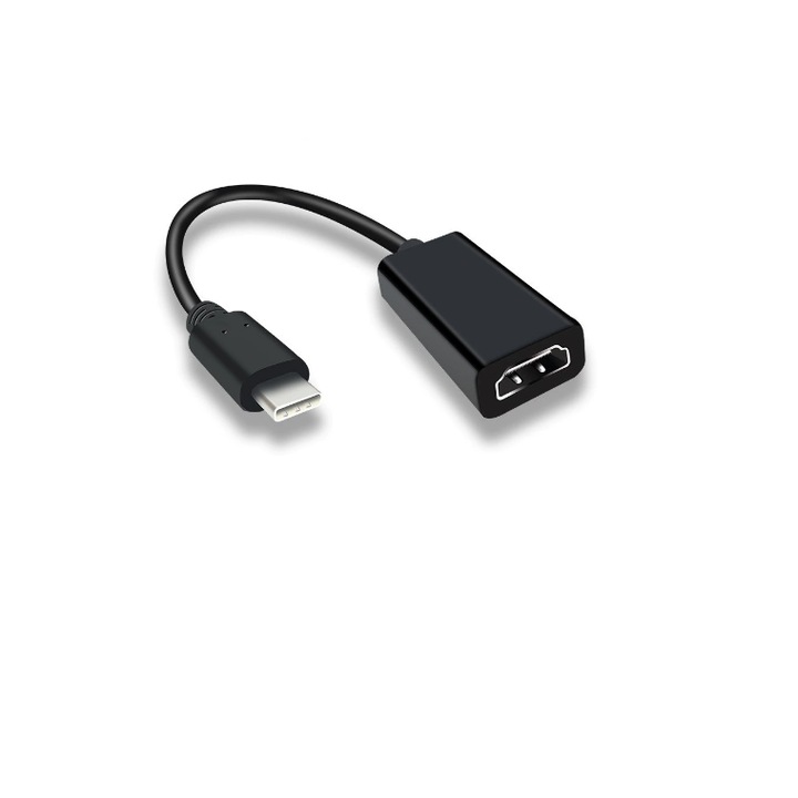 USB Type-C към HDMI преобразувател адаптер за връзка на PC компютър ...